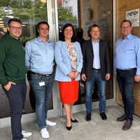 Schneider Electric zu Besuch am Energy Lab, KIT
